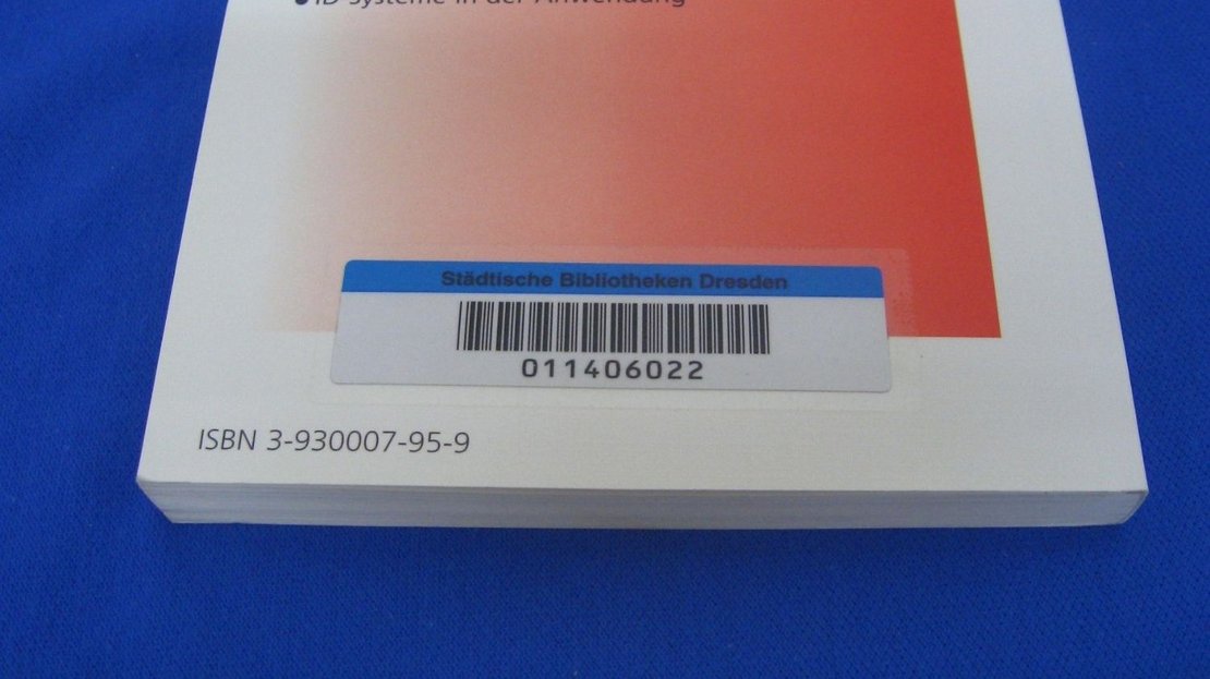 inotec Barcode RFID Inventarkennzeichnung Bibliothek Dresden