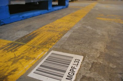 inotec Barcode Bodenmarkierung Floortag Line