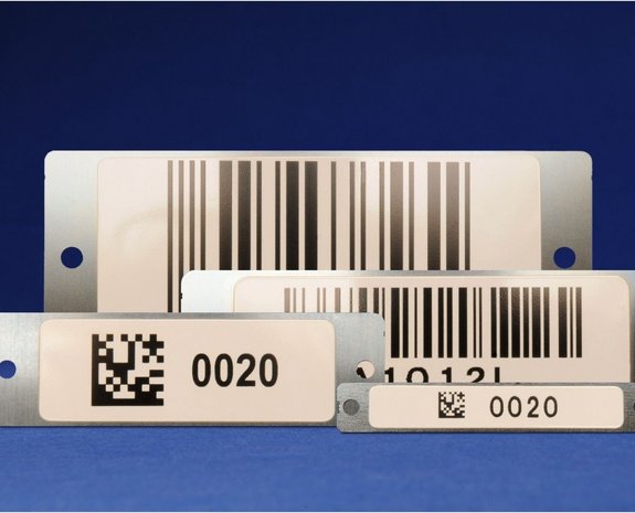 inotec Barcode industrielle Anwendung Ceralabel Metalletikett inotec Photo Barcode industrielle Anwendung Ceralabel Metalletikett