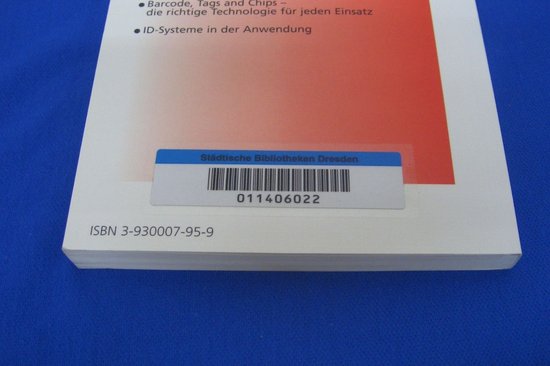inotec Barcode RFID Inventarkennzeichnung Bibliothek Dresden Kennzeichnung von Bibliotheks-Beständen