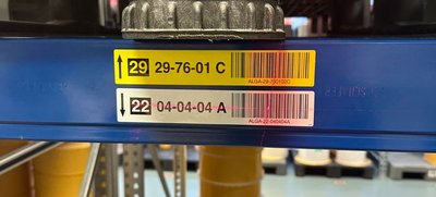 inotec Barcode RFID Label abloesbar Drytack